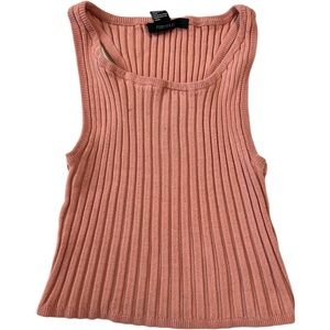 Forever21 Ribbed Pink Crop Top